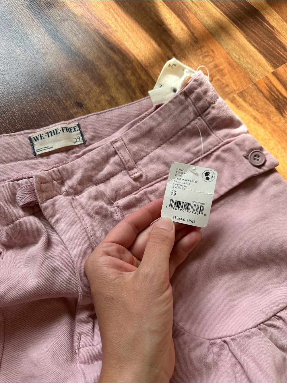 Free People We The Free The Lotus Jean NWT in Lilac Size 29 - Picture 6 of 8
